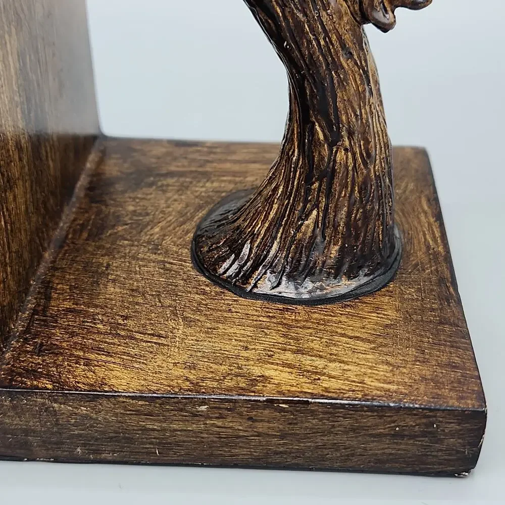 Birds on Branch Bookends - Resin Unique & Sturdy 7